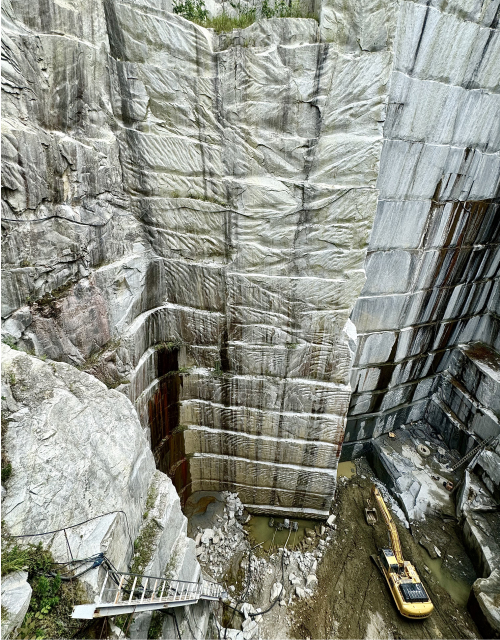 大島石の採掘場